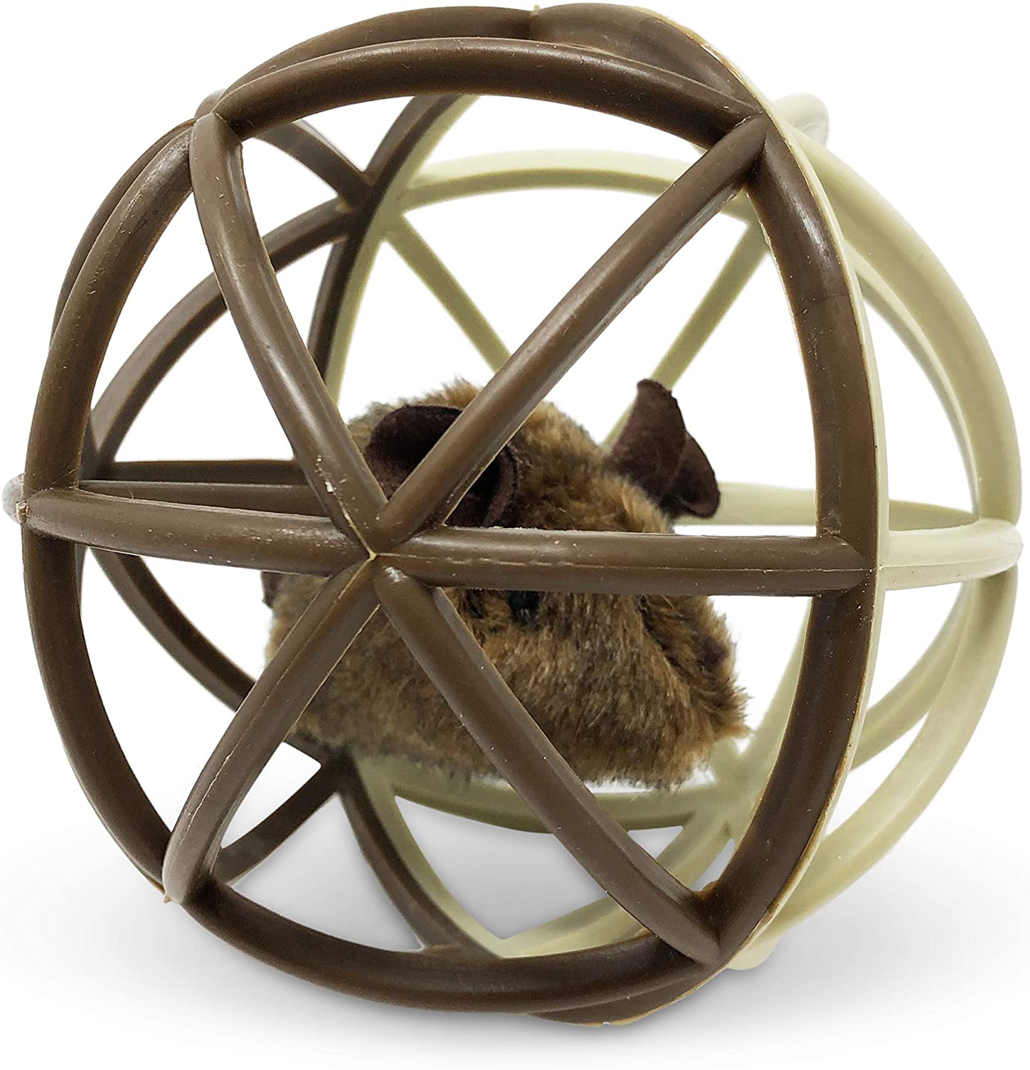 Our Pets BALL OF FURRY FURY CAGED MOUSE TOY Pets n FamiliesCat Toys